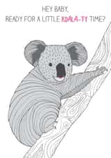 koala valentine Valentines Day Card 28449 created by The Card Compony