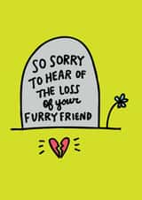 Pet Sympathy Card created by Angela Chick