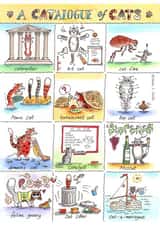 cats humour Just because Card 7979 created by Helen L Smith