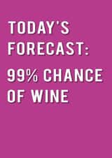 wine funny Birthday Card 6523 created by Redback Cards