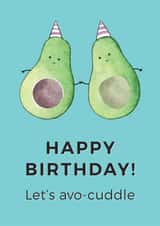 avocado birthday Birthday Card 6385 created by Nicole Julia
