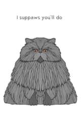 cat funny Valentines Day Card 28450 created by The Card Compony