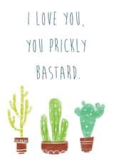 Funny Cactus Succulent Birthday Card created by Anne Berry