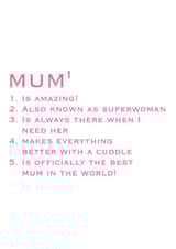 Mum Mummy Mothers Day Card 2810 created by Always Sparkle