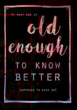 funny old Birthday Card 3127 created by JellynBean