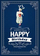 Birthday Fashionista Birthday Card 30410 created by Meany-Bo-Beany