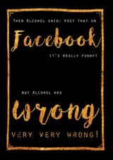 facebook alcohol Birthday Card 3129 created by JellynBean