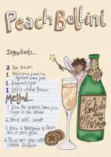 Peach Bellini recipe  created by Ryland Studios