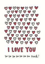 I Love You So Much Card created by Angela Chick