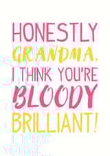 grandma gran Birthday Card 5838 created by Paper Sheriff