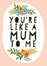 Step-Mother adoptive Mothers Day Card 5925 created by Mrs Best Paper Co.