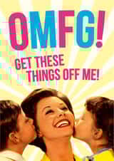 omfg Mum Mother's Day Card 2986 created by Dean Morris Cards