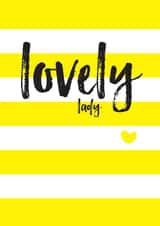 yellow lovely Love & Friendship Card 1385 created by Megan Claire