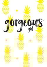 gorgeous yellow Birthday Card 1386 created by Megan Claire