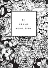 botanical floral Love & Friendship Card 1387 created by Megan Claire