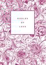 Pretty Floral Anniversary Card / Friendship Card / Just Because Card - Oodles Of Love created by Megan Claire