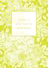 gin birthday Birthday Card 1394 created by Megan Claire