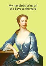 handjobs boys Just because Card 7515 created by Go La La!