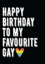 gay lgbt Birthday Card 8066 created by Filthy Sentiments