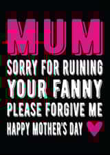 happy mothers Mothers Day Card 30443 created by Filthy Sentiments