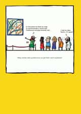 Funny Birthday Card - Museum - Artist created by Redback Cards