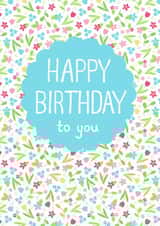 birthday flowers Birthday Card 6168 created by Hazel Fisher Creations