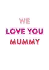 Female Adult Mothers Day Card 3518 created by Do You Punctuate?