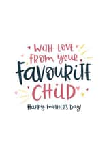 fave child Mothers Day Card 4746 created by Abbie Imagine