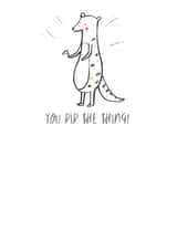 congratulations meerkat Congratulations Card 28050 created by Louise Wright