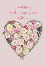 Cute Fairytale Wedding Card / Engagement Card - And They Lived Happily Ever After created by Love Lila Photography