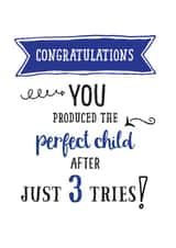 Perfect child card from third son created by Afewhometruths