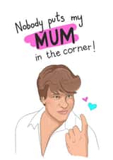 Dirty dancing themed card created by Kasia Cards