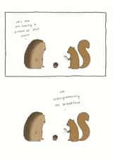 funny cute Love & Friendship Card 6542 created by Redback Cards