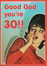 30th birthday Birthday Card 7868 created by kissmekwik