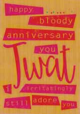 anniversary boyfriend Anniversary Card 5599 created by Lizzie O'Grady