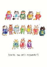 cat feline Mothers Day Card 5506 created by Jelly Armchair