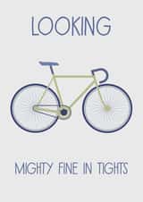 cylist cycling Love & Friendship Card 30966 created by Rudi & Co.