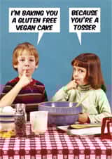 baking gluten Birthday Card 2995 created by Dean Morris Cards