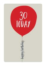 thirtieth 30th Birthday Card 8754 created by Spotty N Stripy