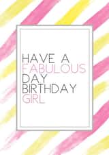 birthday girl Birthday Card 2813 created by Always Sparkle