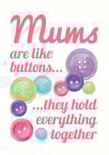 Mums like Mothers Day Card 8867 created by Duckduckle Design