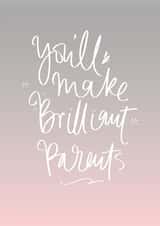 New parent Pregnancy Card 8856 created by Pearl of a Girl