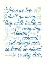Those we love sympathy card created by Duckduckle Design