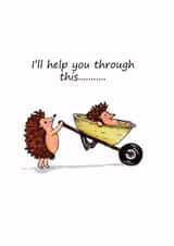 Here for Thinking of you Card 8056 created by Fred Forever