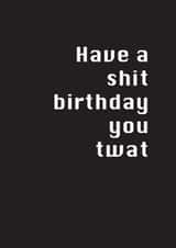 birthday language Birthday Card 7429 created by Potty Mouth