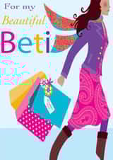 Daughter Female Birthday Card 31303 created by Personalised Celebrations