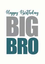 Big bro birthday card created by Duckduckle Design