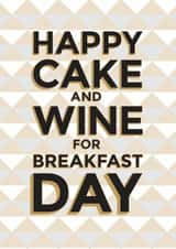 wine cake Birthday Card 31641 created by Lovely Cuppa