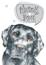 thankyou thanks Thank You Card 8290 created by Dotty Dog Art