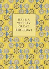 Funny Cycling Birthday Card created by Becka Griffin